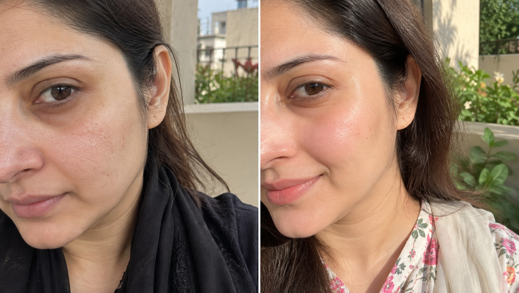 Real customer before and after hair results